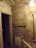Door. Laths, no plaster.