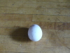 Photo of an egg from a bantam hen