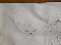 doodles on paper: detail creature