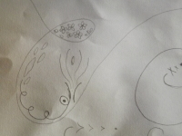 doodles on paper: detail