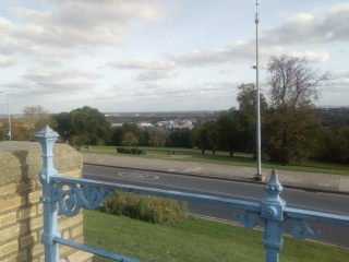Ally Pally '17 view from the terrace of Alexandra Palace over London